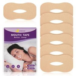 Anti Snoring Stickers For Children & Adults, Night Sleep Nose Lip Breathing Patch, Mouth Correction Orthosis Tape nude