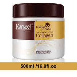 Karseell Collagen Hair Treatment Mask Deep Repair Conditioner With Argan Oil For Dry And Damaged Hair 500ml 16.9fl.oz