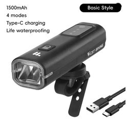 SmartSense 400 Lumen Rechargeable Bike Front Light basic