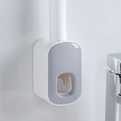 Automatic Toothpaste Dispenser Perfect Gift For Kids & Adults | No Waste, Easy Use Gray