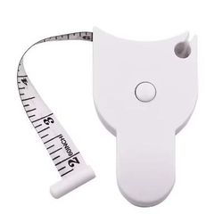Body Fat Caliper And Tape Measure Set For Skinfold Tracking And Fitness white Cm Inch