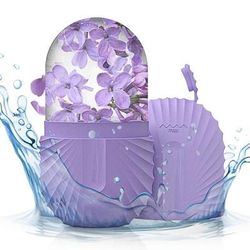 Ice Face Roller For Facial Puffiness And Pore Shrinking purple