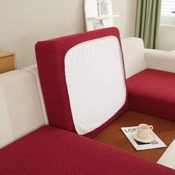 Thick Jacquard Elastic Sofa Seat Cover Protector wine plus Size (s) 1pc