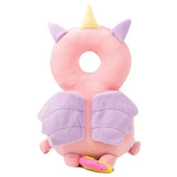Non Slip Baby Head Protector Safety Pad Soft Security Pillow For Infants, Cute Anti Fall Headrest For Walking Sleeping pink Angel