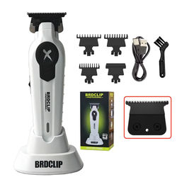 FA1T Green Hair Trimmer, Pro Electric Barber Clipper For Fading, Carving & Detailing With Charging Dock Included white Fa1t Box Blade