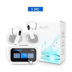 Xiaomi TWS Bluetooth Earbuds HD Stereo Sound With LCD Touch Charging Case 1 Pc Touch Screen