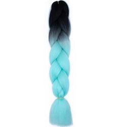 Jumbo Braids Extensions Synthetic Braiding Hair Kanekalon Afro Ombre Color Hair For Kids Children Crochet Twist Braid zitong b16 24inches