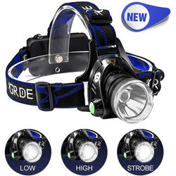 Tactical Rechargeable Headlamp LED, Zoomable Bright Head Light, Waterproof Outdoor Hiking & Work Lamp Tactical Rechargeable Headlamp LED, Zoomable Bright Head Light, Waterproof Outdoor Hiking & Work Lamp