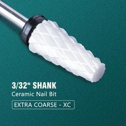 Electric Manicure Drill Bit Set By Dmoley, Ceramic Nail Burr Cutter For Acrylic Nails, Pedicure Tools, And Gel Polish 23