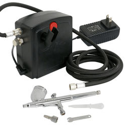 Airbrush Kit With Compressor, Dual Action Airbrush Gun For Makeup, Painting, Tattoo Airbrush Kit With Compressor, Dual Action Airbrush Gun For Makeup, Painting, Tattoo