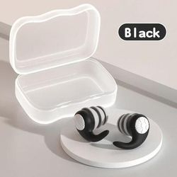 Noise Reduction Earplugs For Sleep Travel And Work With Waterproof Design And Ear Protection black