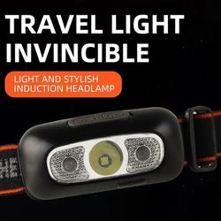 Hand Motion Sensor Mini Headlamp USB Rechargeable LED Induction Headlight Waterproof Outdoor Camping Fishing Light Hand Motion Sensor Mini Headlamp USB Rechargeable LED Induction Headlight Waterproof Outdoor Camping Fishing Light