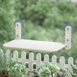 Foldable Cat Hammock, Hanging Cat Bed House For Window Glass, Balcony, Or Indoor Use, Gift For Cat Lovers khaki l