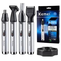 All In 1 Rechargeable Nose Ear Hair Trimmer Grooming Kit km 6650