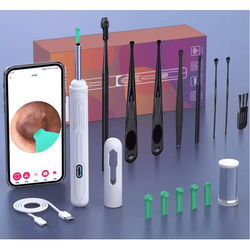 HD Ear Cleaner With Camera USB C Otoscope Wax Removal Kit For Adults And Kids 1 white