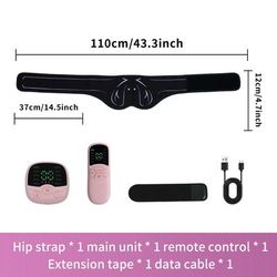 Electric Hips Trainer EMS Buttocks Stimulator For Lifting & Toning pink