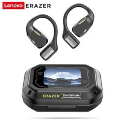 Lenovo ERAZER XP6 Wireless AI Earphones, Bluetooth 5.4 With Sleep Mode, ASMR, And DIY Equalizer App For Office & Travel black
