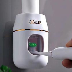 Upgrade Your Bathroom With Automatic Toothpaste Squeezer & Storage Rack, Easy Refills & Organization Upgrade Your Bathroom With Automatic Toothpaste Squeezer & Storage Rack, Easy Refills & Organization