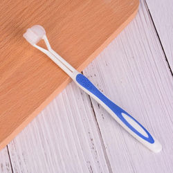 Three Sided Sensory Toothbrush Ideal Gift For Children With Autism And Sensory Needs Blue