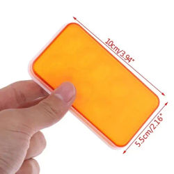 Dental Resin Shade Storage Box, Veneer Organizer Tool With Slots, Cover & Palette Case For Mixing And Shading 8 Holes