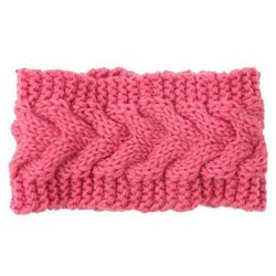 Knitted Ear Warmer Headwrap Stylish Thermal Winter Accessory & Perfect Gift Pink