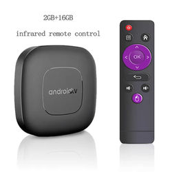 Android TV Box With Google Assistant And Dual Band WiFi For 4K Streaming t1 2g16g Ir Remote