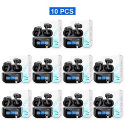 Xiaomi TWS Bluetooth Earbuds HD Stereo Sound With LCD Touch Charging Case 10 Pcs Touch Screen Black