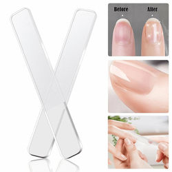 Professional Deluxe PS Crystal Glass Nail File, Durable Fingernail Shaping Tool For Natural & Gel Nail Professional Deluxe PS Crystal Glass Nail File, Durable Fingernail Shaping Tool For Natural & Gel Nail
