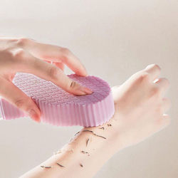 Super Soft Exfoliating Bath Sponge Gentle Full Body Exfoliation Pink