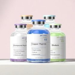Salmon Water Oxygen Stem Cell Serum Ampoule Spray, Anti Aging Peeling Moisturizing Jet Care Skincare Treatment 50mlx5bottles nicotinamide