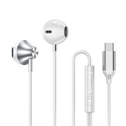 Samsung In Ear HiFi Surround Sound Headphones USB Type C Wired Earplugs With Wire Control For Galaxy white Type C