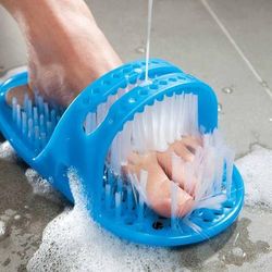 Exfoliating Sandal Brush Effortless Foot Cleaning & Massage Blue