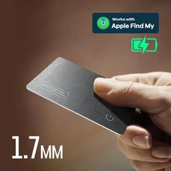 Wireless Charger Tracking Card Wallet, GPS Locator Smart Mini Tag For IPhone, Apple Find My AirTag Replacement Wireless Charger Tracking Card Wallet, GPS Locator Smart Mini Tag For IPhone, Apple Find My AirTag Replacement