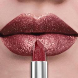 Bold & Intense Glitter Shiny Metallic Lipstick Pearlescent Lip Tint, Long Lasting Matte Lip Makeup 111