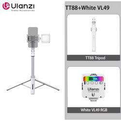 Ulanzi TT88 Overhead Phone Tripod With Magnetic Clamp And Wireless Remote For Vlogging And Livestreaming tt88 W Vl49 Rgb Kit