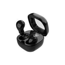 Ultra Compact Mini Bluetooth 5.3 Earphones, Invisible Design, HiFi Sound, Noise Cancelling, LED Display black