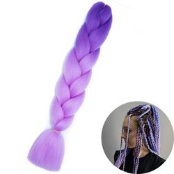 Jumbo Braid Hair Extensions, Ombre Kanekalon Synthetic Yaki Braids For Women, DIY Braiding Hair In Multiple Colors zitong b3 24inches