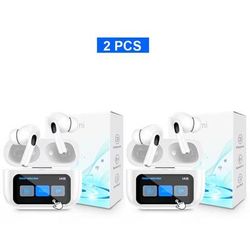 Xiaomi TWS Bluetooth Earbuds HD Stereo Sound With LCD Touch Charging Case 2 Pcs Touch Screen