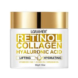 Retinol Face Cream With Collagen And Hyaluronic Acid For Moisturizing And Anti Wrinkle Skin Care 30 G