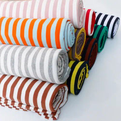 160x50cm Colorful Striped Twill Cotton Sewing Fabric, DIY Bedding Sheet Home Children's Clothing Cloth fabric tissus telas