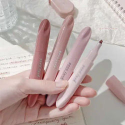 4Pcs/Box Creative Dual-Head Fluorescent Pen Student Colorful Eye Protection Marker DIY Notebook Journal Highlighters