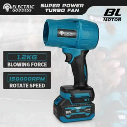 Electric Goddess 150000RPM Brushless Electric Turbo Blowers Jet Fan Handheld Leaf Blower Dust Blowing For Makita 18V Battery Pin