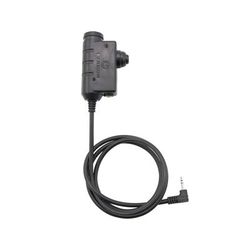 Earmor Tactical PTT Moto 1 Pin Radio Application Black M51-M1