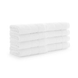 Aston & Arden Turkish Solid Washcloth 13x13 White (8/Pack) (PNP-WC-TS1313-175WHT)