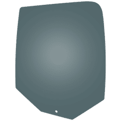 JC Whitney Door Glass, Rear, Driver Side, 1-year unlimited-mileage warranty JRD48130020