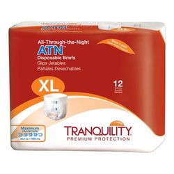 Tranquility ATN Unisex Adult Incontinence Brief X-Large Disposable Heavy Absorbency (585794_CS)