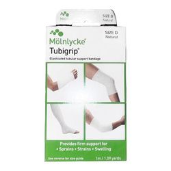 Tubigrip Elastic Tubular Support Bandage 3 Inch X 1 Yard Large Arm / Medium Ankle / Small Knee Pull On Natural NonSterile Size D Standard Compression