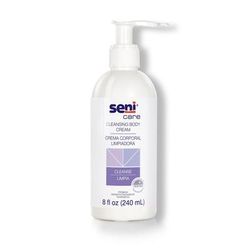 Seni Care Rinse-Free Body Wash Cream 8 oz. Pump Bottle Light Scent (1163814_EA)