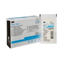 Steri-Strip Skin Closure Strip 1/2 X 2 Inch Nonwoven Material Reinforced Strip White (237687_CS)
