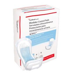 Wings Bladder Control Pad 4 X 10-3/4 Inch Moderate Absorbency Polymer Core One Size Fits Most (731673_CS)